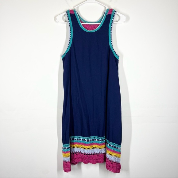 Anthropologie Akemi + Kin Crochet Trim Swing Dress Size Medium - Picture 3 of 12